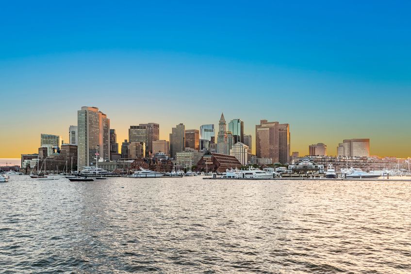 skyline of boston